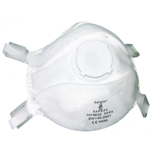 FFP3 Valved Dust Mist Respirator: HY8632