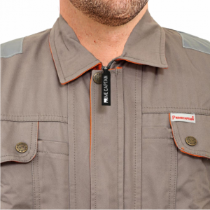 D592 Doha Coverall  With Reflective Tape