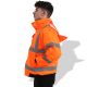 FP1657 Fluorescent Parka with Reflective Tape