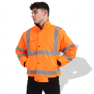 FP1657 Fluorescent Parka with Reflective Tape