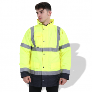 FP1659 Fluorescent Parka with Reflective Tape