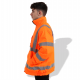 FP1656 Fluorescent Parka with Reflective Tape