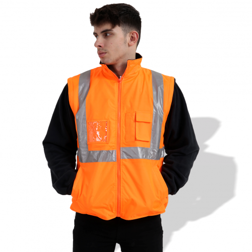 FP1652 Fluorescent Parka with Reflective Tape