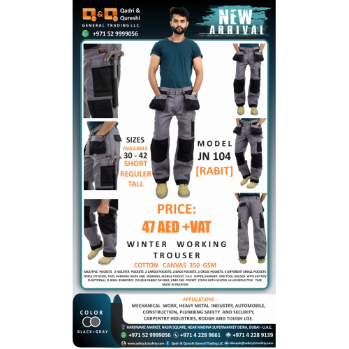 WINTER WORKING TROUSER  MODEL JN104 [RABIT]