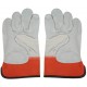 Red Cuff Single Palm Glove