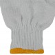 Cotton Bleached White & Gray Glove NH20