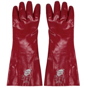 Glove PVC Dipped Gauntlet